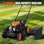 Gasxcel 21" Self-Propelled Gas Lawn Mower with 170cc Engine & 4-in-1 Cutting - WBLM01-7new - Image 5