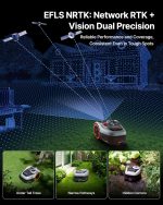 NAVIMOW i206 AWD Robot Lawn Mower - All-Wheel Drive for 45% Slopes, Wire-Free RTK+Vision for 0.15 Acre - i206 AWD - Image 6