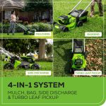 Greenworks 60V 21" Self-Propelled Lawn Mower with (2) 4.0Ah Batteries - MO60L424 - Image 10