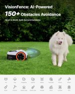NAVIMOW i206 AWD Robot Lawn Mower - All-Wheel Drive for 45% Slopes, Wire-Free RTK+Vision for 0.15 Acre - i206 AWD - Image 7