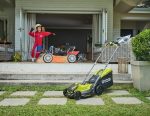RYOBI 18V ONE+ Cordless Lawn Mower - 33cm Cutting Width - Tool Only - OLM1833B - Image 5