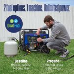 Westinghouse WGen11500DFc Dual Fuel Portable Generator - 14,500W Gas/13,500W Propane with Remote Start & CO Sensor - WGen11500DFc - Image 2