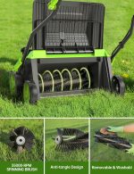 SWIPESMITH 16" Artificial Turf Sweeper with 1800W Motor & 12 Gal Collection Bag - SI-GH002 - Image 3