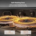MOVA P50 Pro Ultra Robot Vacuum and Mop - 19,000Pa Suction with 167°F Hot Water Mop Washing & Auto Empty/Refill - RLP53HE (Black) - Image 7