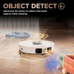 Shark PowerDetect 2-in-1 Robot Vacuum & Mop - Self-Emptying & Self-Cleaning Base with Sonic Mopping - AV2800ZE (White) - Image 8