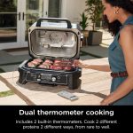Ninja Woodfire ProConnect Premium XL 7-in-1 Outdoor Grill & Smoker - App Enabled with Woodfire Technology & 2 Built-In Thermometers - OG951 - Image 8