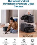 eufy E28 Robot Vacuum and Mop Combo - 20,000 Pa with HydroJet Roller Mop & Detachable Portable Deep Cleaner - T2352112 - Image 4