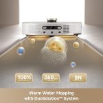 MOVA V50 Ultra Complete Robot Vacuum and Mop - 24,000Pa Suction with FlexiRise Navigation & Hot Water Mopping - General (White) - Image 8