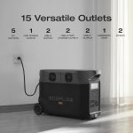 EF ECOFLOW DELTA Pro Portable Power Station - 3600Wh LiFePO4 with 3600W AC Output & Expandable to 25kWh - EFD500 - Image 8