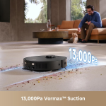 dreame L40s Ultra CE Robot Vacuum and Mop - 13,000Pa Vormax Suction with Auto-Empty PowerDock & TriCut Brush - RLD52SE - Image 2