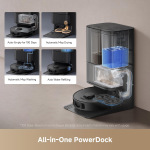 dreame L40s Ultra CE Robot Vacuum and Mop - 13,000Pa Vormax Suction with Auto-Empty PowerDock & TriCut Brush - RLD52SE - Image 4