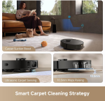 dreame L40s Ultra CE Robot Vacuum and Mop - 13,000Pa Vormax Suction with Auto-Empty PowerDock & TriCut Brush - RLD52SE - Image 6
