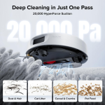 roborock Qrevo 2 Pro Robot Vacuum and Mop - 20,000Pa Suction with FlexiArm Edge Mopping & Auto Mop Removal - Qrevo 2 Pro (White) - Image 3