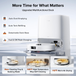 roborock Qrevo 2 Pro Robot Vacuum and Mop - 20,000Pa Suction with FlexiArm Edge Mopping & Auto Mop Removal - Qrevo 2 Pro (White) - Image 7