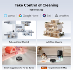 roborock Qrevo 2 Pro Robot Vacuum and Mop - 20,000Pa Suction with FlexiArm Edge Mopping & Auto Mop Removal - Qrevo 2 Pro (Black) - Image 9