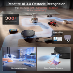 roborock Saros 20 Sonic Robot Vacuum and Mop - 36,000Pa HyperForce with VibraRise 5.0 Mopping & AdaptiLift Chassis 3.0 - Saros 20 Sonic - Image 7