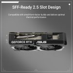 ASUS Dual GeForce RTX 5060 Ti 16GB GDDR7 OC Edition Graphics Card - 16GB GDDR7 with Axial-Tech Fans & Dual BIOS - DUAL-RTX5060TI-O16G - Image 3