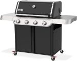 Weber Genesis E-415 4-Burner Propane Gas Grill - 994 Sq In Cooking Area with PureBlu Burners & WEBER CRAFTED Compatible - 1500367 - Image 2