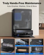 ECOVACS DEEBOT T90 Omni Robot Vacuum and Mop - 30,000Pa BLAST Suction with OZMO Roller 3.0 Self-Cleaning Mop & Auto-Empty Station - T90 Omni - Image 5