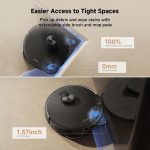 MOVA P50 Pro Ultra Robot Vacuum and Mop - 19,000Pa Suction with 167°F Hot Water Mop Washing & Auto Empty/Refill - RLP53HE (Black) - Image 5