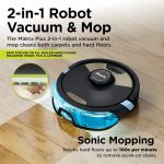 Shark Matrix Plus 2-in-1 Robot Vacuum & Mop - Sonic Mopping with HEPA Self-Empty Base & 60-Day Capacity - AV2610WA - Image 2