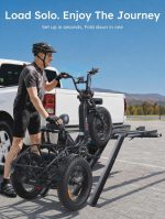 Young Electric Hitch Mount Trike Rack - 200 lb Capacity with 3 Ramps & 2" Receiver - 10104209 - Image 3