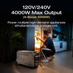 EF ECOFLOW DELTA Pro 3 Portable Power Station - 4096Wh LiFePO4 with 4000W Output & Expandable to 48kWh - EFD521 - Image 2