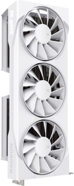 XFX Swift AMD Radeon RX 9070 XT White Triple Fan Gaming Edition Graphics Card - 16GB GDDR6 with RDNA 4 & 2970 MHz Boost - RX-97TSWF3W9 - Image 2