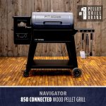 Pit Boss 850 Navigator Series Wood Pellet Grill & Smoker - 932 Sq In with WiFi/Bluetooth & Flame Broiler - 11111 - Image 3