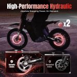 Yozma IN10 Pro Electric Dirt Bike - 5500W Peak Motor with 60V 27Ah Battery & 50 MPH Top Speed - IN10 Pro - Image 4