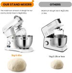 ZACME 8.4QT Commercial Stand Mixer - 800W with 11 Speeds, Tilt Head & NSF/ANSI 8-2023 Certified - Porcelain - Image 2