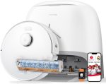 roborock Qrevo Curv 2 Flow Robot Vacuum and Mop - 20,000 Pa with SpiraFlow Self-Cleaning Roller Mop & AI Obstacle Avoidance - Qrevo Curv 2 Flow