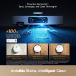 Dreame X60 Max Ultra Complete Robot Vacuum and Mop - 35,000Pa Suction with 3.13" Ultra-Thin Design & 10-in-1 Dock - RLX87DE (White) - Image 3