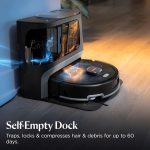 Bissell FlexClean Robot Vacuum & Mop - 6,000Pa Suction with NeverTangle Brush Roll & Self-Empty Base - 4270 (Black) - Image 7