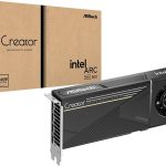 ASRock Intel Arc Pro B60 Creator 24GB Workstation Graphics Card - Intel Xe2-HPG with Blower Cooling - B60 CT 24G