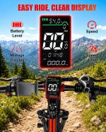 EOEOTWO E01 Electric Bike - 1500W Peak Motor with 48V 15Ah Battery & 60 Mile Range - E01 - Image 4