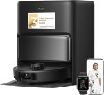 MOVA P50 Pro Ultra Robot Vacuum and Mop - 19,000Pa Suction with 167°F Hot Water Mop Washing & Auto Empty/Refill - RLP53HE (Black)