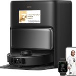MOVA P50 Pro Ultra Robot Vacuum and Mop - 19,000Pa Suction with 167°F Hot Water Mop Washing & Auto Empty/Refill - RLP53HE (Black)