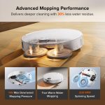 roborock Qrevo Edge 3 Pro Robot Vacuum and Mop - 36,000Pa Suction with AdaptiLift Chassis 3.0 & 10-in-1 Dock - Qrevo Edge 3 Pro (White) - Image 7