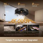 Dreame X60 Ultra Robot Vacuum and Mop - 35,000Pa Suction with 3.13" Ultra-Thin Design & 10-in-1 Dock - RLX92DE (Black) - Image 5