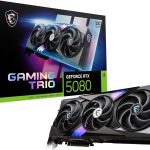 MSI GeForce RTX 5080 16G GAMING TRIO OC Graphics Card - 16GB GDDR7 with TRI FROZR 4 Cooling & Extreme Performance 2715 MHz - V531-005R