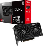 ASUS Dual Radeon RX 9060 XT 16GB GDDR6 Gaming Graphics Card - 16GB GDDR6 with Axial-Tech Fans & Dual BIOS - DUAL-RX9060XT-16G