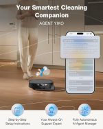 ECOVACS DEEBOT T90 PRO OMNI Robot Vacuum and Mop - 30,000Pa BLAST Suction with OZMO Roller 3.0 & PowerBoost Charging - T90 Pro Omni - Image 9