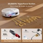 roborock Qrevo Curv 2 Flow Robot Vacuum and Mop - 20,000 Pa with SpiraFlow Self-Cleaning Roller Mop & AI Obstacle Avoidance - Qrevo Curv 2 Flow - Image 4