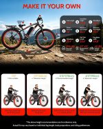 EOEOTWO E01 Electric Bike - 1500W Peak Motor with 48V 15Ah Battery & 60 Mile Range - E01 - Image 7
