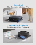 ECOVACS DEEBOT T80S OMNI Robot Vacuum and Mop - 24,800Pa Suction with OZMO Roller 2.0 & Triple Lift System - T80S Omni - Image 7