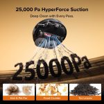 Roborock Qrevo Edge 2 Robot Vacuum and Mop - 25,000Pa HyperForce Suction with 3.14" Ultra-Slim Design & FlexiArm Edge Cleaning - Qrevo Edge 2 (Black) - Image 2