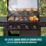 Char-Broil Pro Series 4-Burner Propane Gas Grill - 3-in-1 with Amplifire Infrared Technology & Side Burner - 463281024 - Image 5