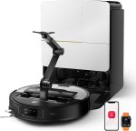roborock Saros Z70 Robot Vacuum and Mop - 22,000Pa Suction with OmniGrip Mechanical Arm & StarSight Navigation - Saros Z70 (Silver)