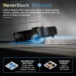 Shark PowerDetect ThermaCharged NeverTouch Pro Robot Vacuum & Mop - Heated Mop Cleaning Base with 185°F Wash & 175°F Dry - RV2920XE (Black) - Image 5